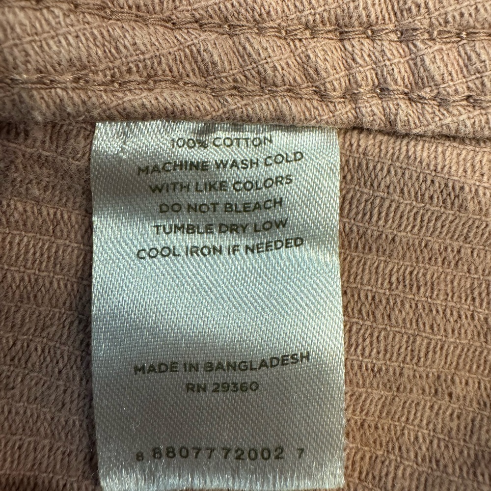 Dip Corduroy Button Front Mini Skirt Size 11 Dusty Rose Pink - Picture 5 of 7